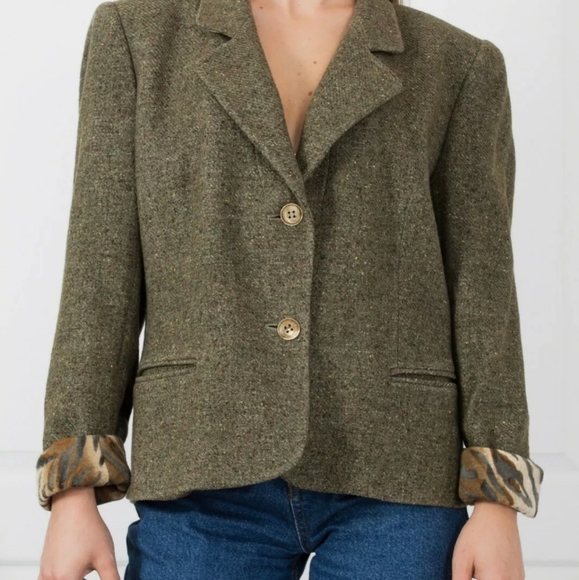 Valentino Jackets & Blazers - VALENTINO MISS V VINTAGE 80s TWEED JACKET